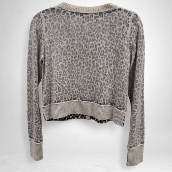 Free People Nocturnal Patterned Cardi Tea Combo - Leopard - Picture 2 of 10